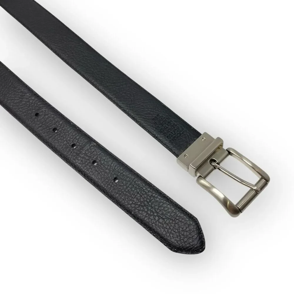 Dockers Black Brown Reversible Leather Belt Men’s Size 40